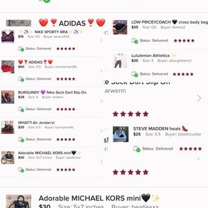 ⭐️ ⭐️⭐️⭐️⭐️ thank you to all of my lovely buyers!!